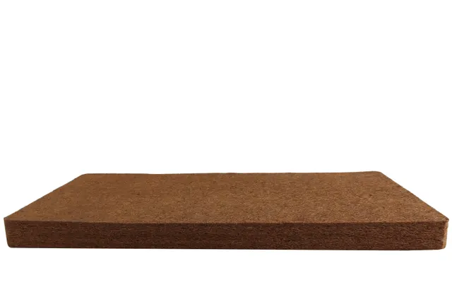 Thin rubberised coir mattress sheet