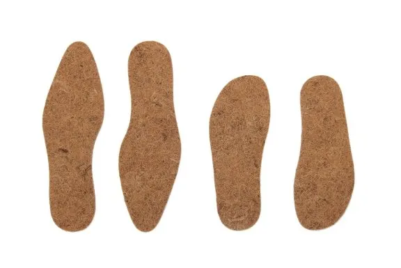 Coir shoe insoles